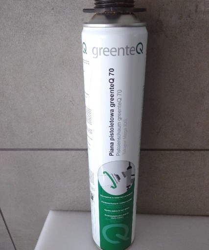 Zdjęcie oferty: Piana montażowa pistoletowa  greenteQ 900ml 