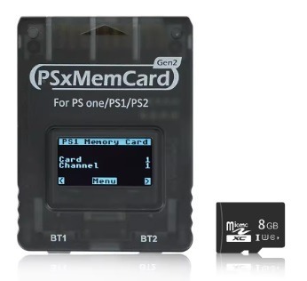 Zdjęcie oferty: Bitfunx PSxMemCard Gen2 Sd2psXtd przechowywanie zapisów do gier PS1 i PS2