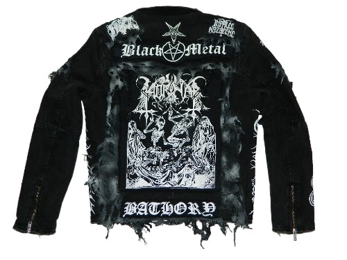Zdjęcie oferty: Horna Black Metal ramoneska jeansowa