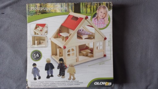 Zdjęcie oferty: drewniany domek dla lalek wesoła rodzinka