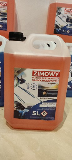 Zdjęcie oferty: Zimowy płyn do spryskiwaczy 5l, -21 stopni