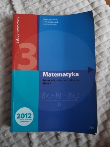 Zdjęcie oferty: Matematyka podręcznik klasa 3