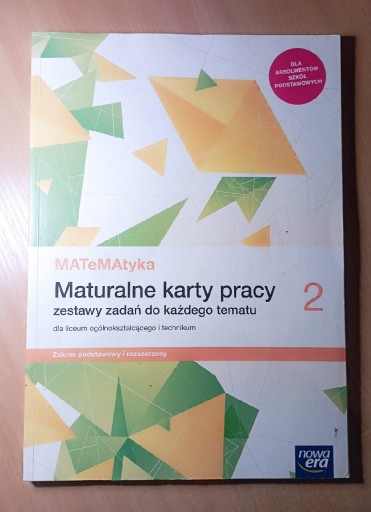 Zdjęcie oferty: Karty pracy MATeMAtyka 2 (Nowa Era)