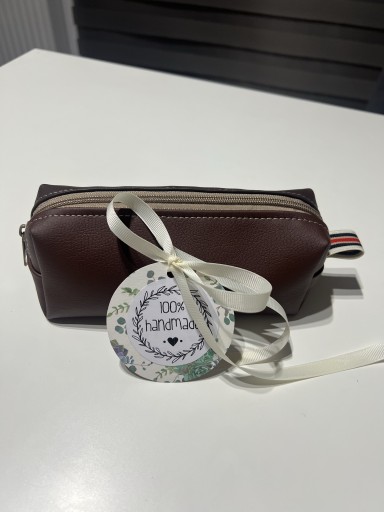 Zdjęcie oferty: Piórnik handmade brązowy 