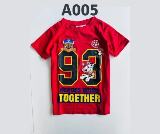 Zdjęcie oferty: T-shirt Psi Patrol 122-128 7-8lat stan bardzo dobry A005