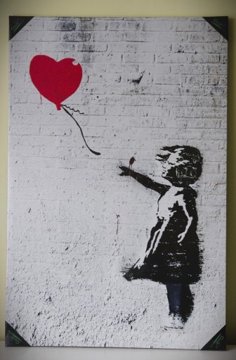 Zdjęcie oferty: Druk artystyczny na płótnie 'Hope (Banksy)'