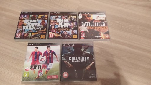 Zdjęcie oferty: Zestaw gier na ps3 H 5 szt