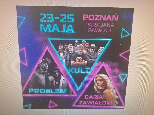 Zdjęcie oferty: Bilety na koncert Darii Zawiałow,Juwenalia Poznań 
