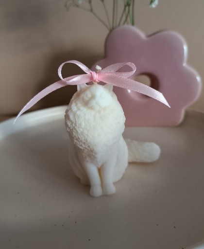 Zdjęcie oferty: Świeczka sojowa dekoracyjna zapachowa kot