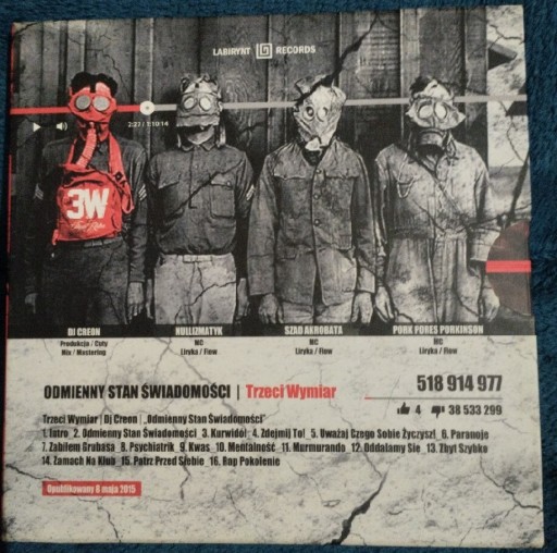 Zdjęcie oferty: Trzeci Wymiar 3W odmienny stan świadomości 