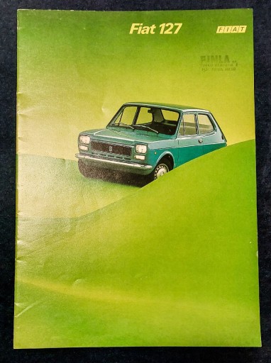 Zdjęcie oferty: Fiat 127 - folder, prospekt, broszura