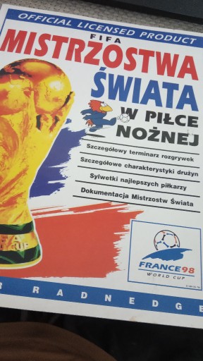 Zdjęcie oferty: FIFA mistrzostwa świata w piłce nożnej Francja1998