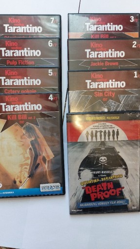 Zdjęcie oferty: Tarantino zestaw 8 filmów DVD