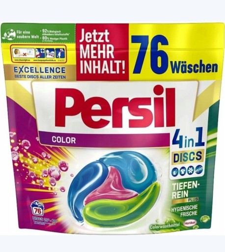 Zdjęcie oferty: PERSIL 4in1 DISCS kolor 76 prań - ORYGINAŁ NIEMCY 
