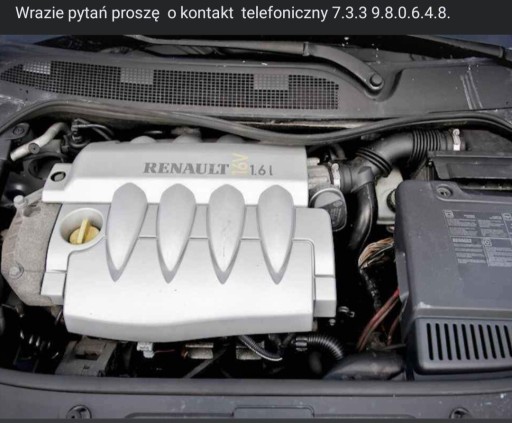 Zdjęcie oferty: Silnik Renault megane scenic 2 1.6 16v 
