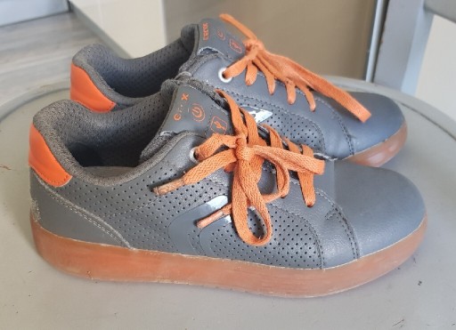 Zdjęcie oferty: Geox Respira buty świecące Szary Pomarańcz 35