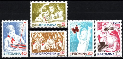 Zdjęcie oferty: Znaczki ** Rumunia 1962 Dzień Dziecka.