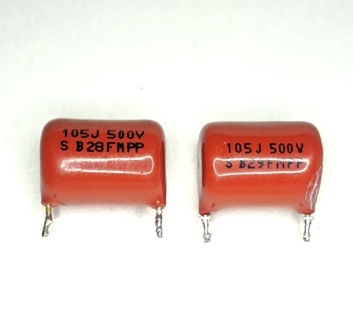 Zdjęcie oferty: 1uF 500V S B28 FMPP Kondensator foliowy 2szt.1zł