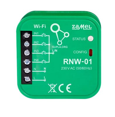 Zdjęcie oferty: $ Zamel Supla RNW-01 interfejs 4-wejść WiFi bezprzewodowy NOWY! 