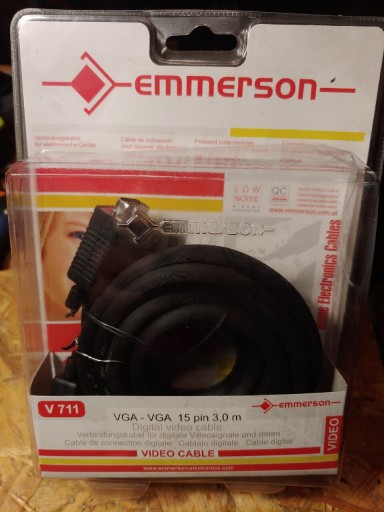 Zdjęcie oferty: Kabel Emmerson VGA - VGA 3m V 711 15 PIN
