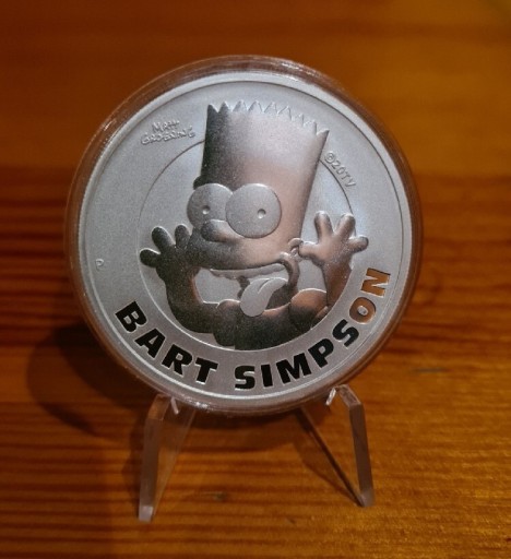 Zdjęcie oferty: Srebrna moneta The Simpsons Bart Simpson 2022 1 oz