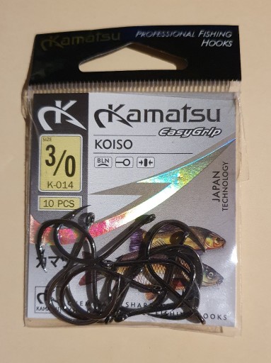 Zdjęcie oferty: Haczyk KAMATSU KOISO E GRIP K-014 rozm.3/0 10szt