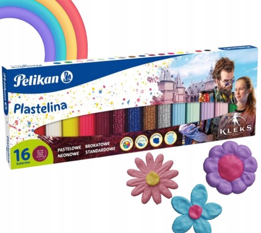 Zdjęcie oferty: Plastelina Pelikan 16 szt. Pana kleksa