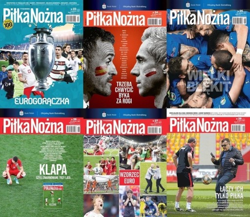 Zdjęcie oferty: Gazety Piłka Nożna - EURO 2020 + Skarb Kibica