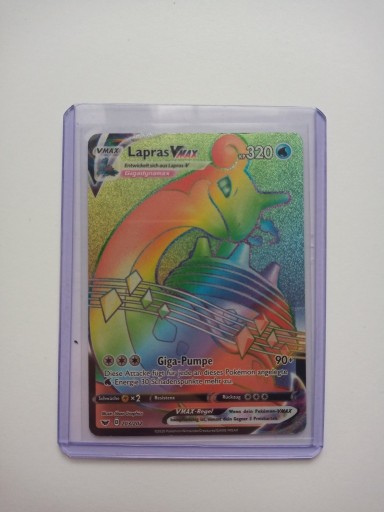 Zdjęcie oferty: Lapras rainbow VMAX (203/202) secret rare 
