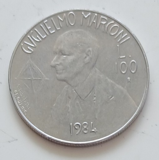 Zdjęcie oferty: San Marino  - 100 lira 1984r.