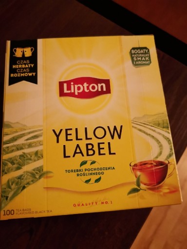 Zdjęcie oferty: Herbata LIPTON YELLOW LABEL 7x100 torebek