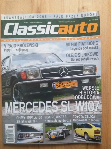 Zdjęcie oferty: classic auto  magazyn nr.4 lipiec sierpień 2006