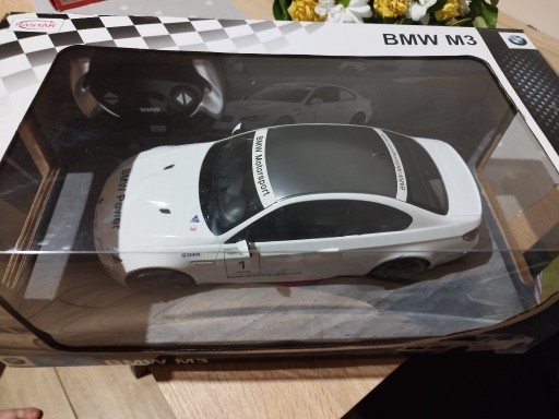 Zdjęcie oferty: Auto R/C BMW M3 Rastar 1:14 Biały na Pilota ,