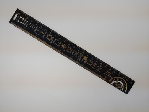 Zdjęcie oferty: Linijka PCB 25cm dla elektronika, złocona