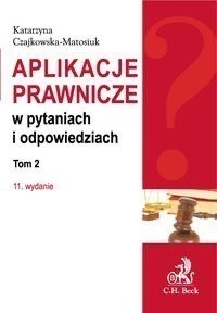 Zdjęcie oferty: Aplikacje prawnicze w pytaniach i odpowiedziach T2