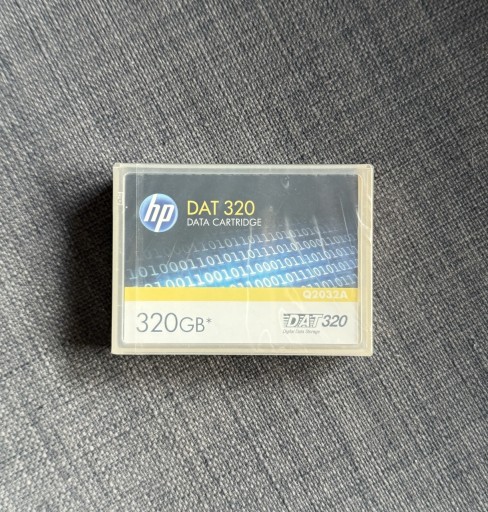 Zdjęcie oferty: HP DAT 320 Data Cartridge 320GB (Q20332A) taśma magnetyczna