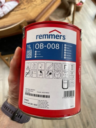 Zdjęcie oferty: Remmers OB-008 bejca olejna 1L RC-365 dąb jasny