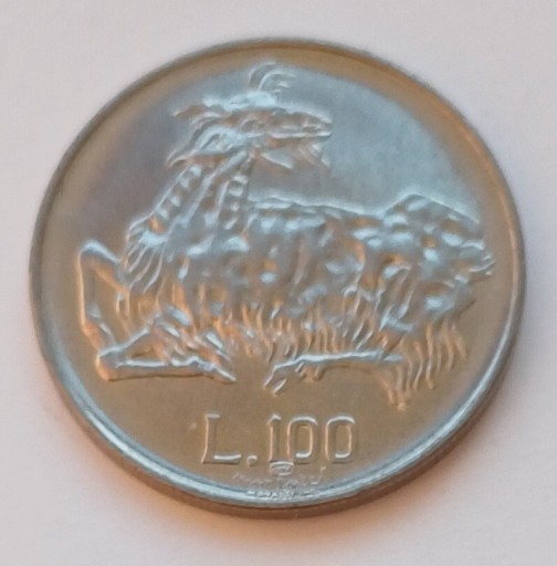 Zdjęcie oferty: San Marino - 100 lira - 1974r.