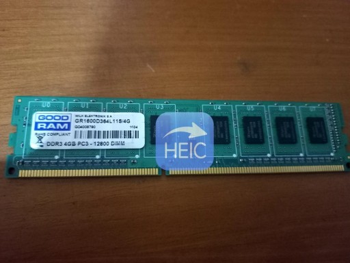 Zdjęcie oferty: Pamięć DDR3  4GB PC3-12800 GOOD RAM