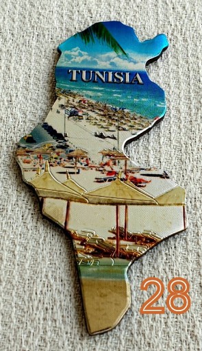 Zdjęcie oferty: Tunezja Tunisia- magnes na lodówkę  - wzór 28