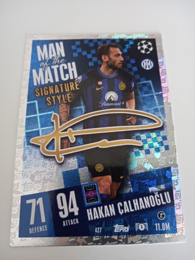 Zdjęcie oferty: Match Attax 2023/24 Man Of The Match Calhanoglu