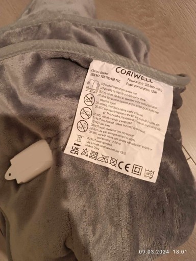 Zdjęcie oferty: Koc elektryczny ELECTRIK BLANKET