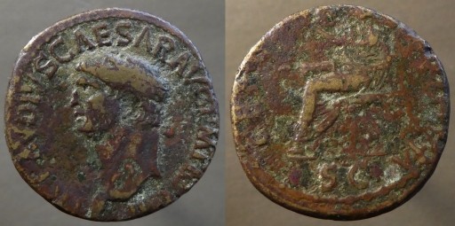 Zdjęcie oferty: Rzym,Imperium,Claudius 41-54 n.e.ladny braz