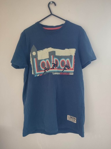Zdjęcie oferty: Niebieski t-shirt London S