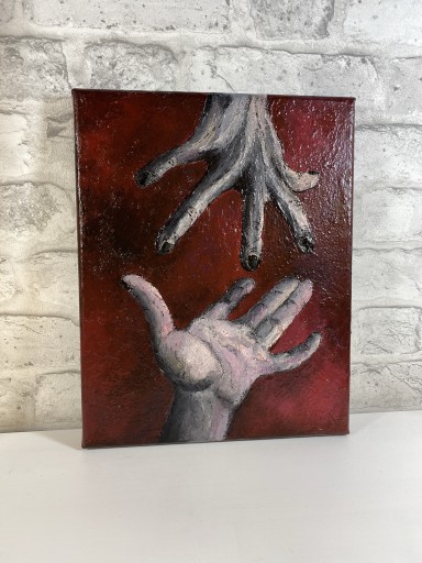 Zdjęcie oferty: Obraz akrylowy „Dłonie” 