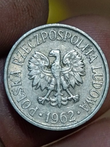Zdjęcie oferty: Moneta 5 groszy 1962 bez znaku mennicy