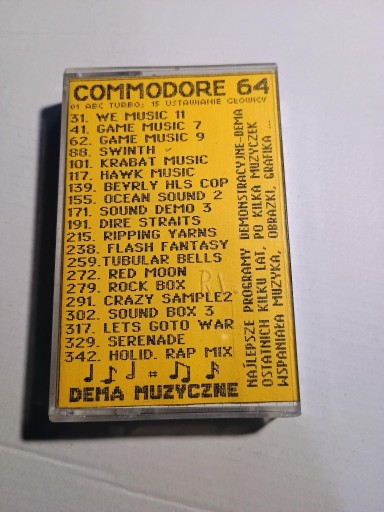 Zdjęcie oferty: WALDICO 6 Dema Muzyczne - kaseta Commodore 64