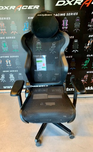 Zdjęcie oferty: Czarny fotel gamingowy DXRACER AIR