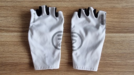 Zdjęcie oferty: Rękawiczki rowerowe białe żelowe L