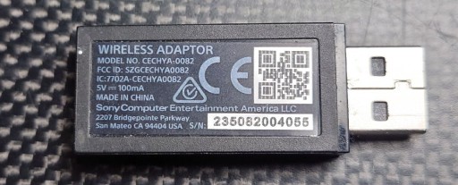 Zdjęcie oferty: Sony adapter bezprzewodowy CECHYA-0082